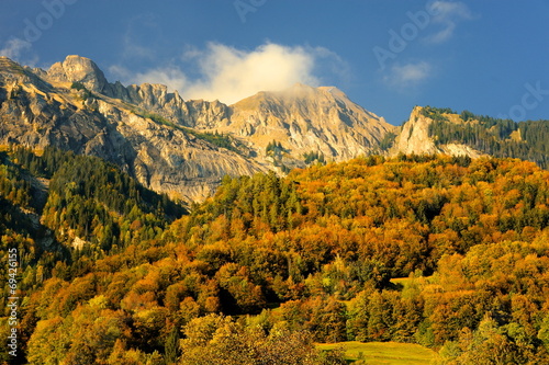 krajobraz górski, Szwajcaria, alpy