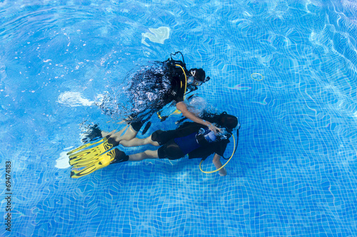 Scuba diving baptism