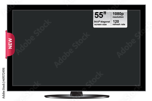 lcd, tv, 55 inches