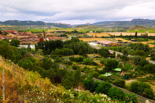 Wineries and farms around Haro. Rioja