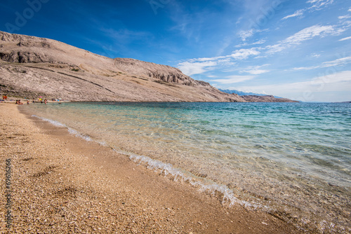 beach, Metajna, Pag island Croatia