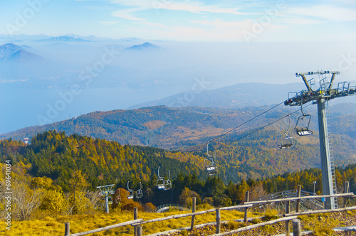 Mountain view from Mottarone, Italy