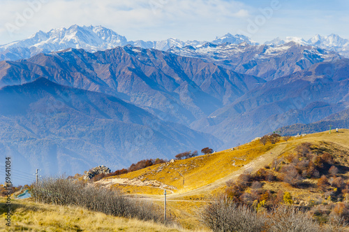 Mountain view from Mottarone, Italy