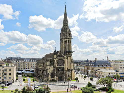 Church of Saint-Pierre in Caen city, France