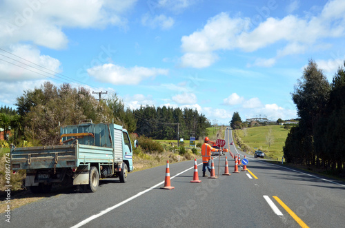 Fulton Hogan roadwork