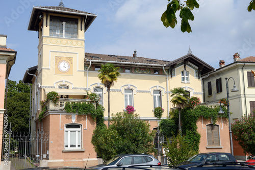 House at Angera on lake maggiore