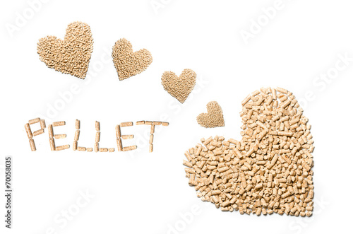 cuori di pellet combustibile