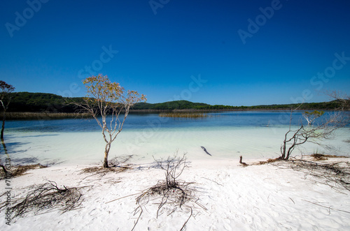 Lake Birrabeen on Fraser Island