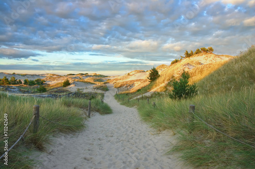 Moving dunes