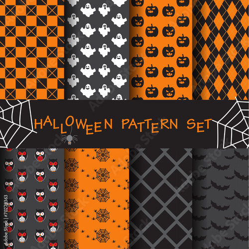 halloween pattern set