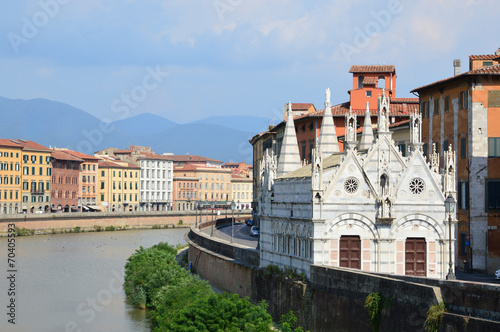 Chiesa di Santa Maria della Spina in Pisa, Italy.