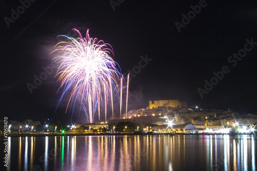 Fuegos artificiales en Peñíscola 13 septiembre de 2014 1