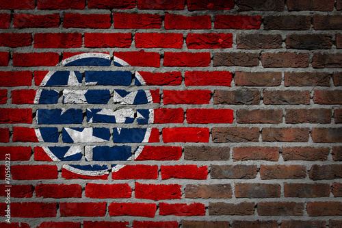 Dark brick wall - Tennessee