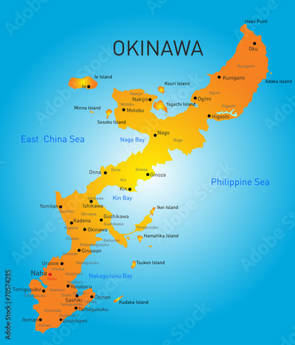 okinawa map