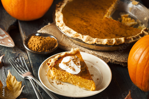 Homemade Pumpkin Pie for Thanksigiving