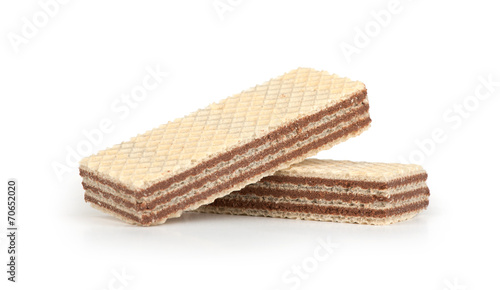 Wafers with chocolate