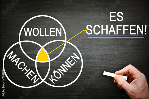 schaffen es