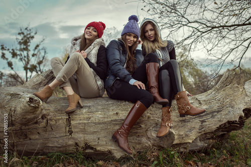 Fashion women outdoor