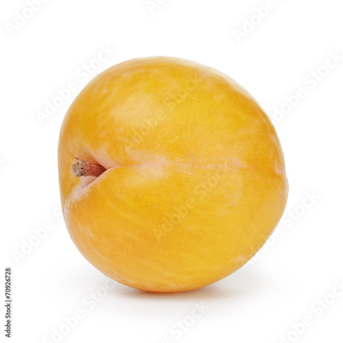 single yellow plum