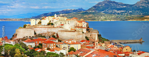 panoramic view of Calvi , Corsica