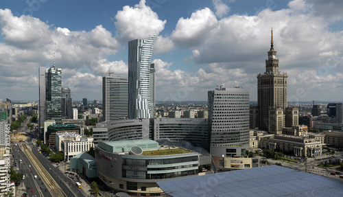 Warszawa,widok centrum