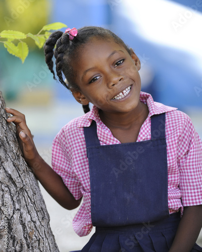 Haitian School Girl