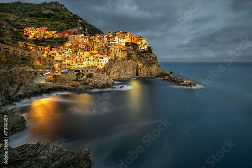 Manarola, Włoska Riwiera, słynne urocze miasteczko