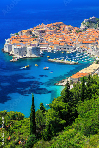 The walled city of Dubrovnik, Croatia