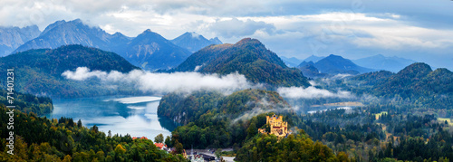 Bayrische Alpen Panorama