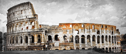 Great Rome, panorama of Colosseum