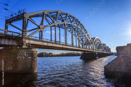Riga railway bridge, Dzelzceļa tilts