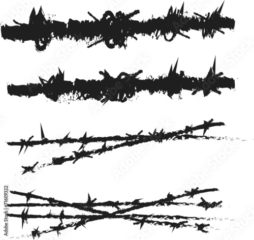 doodle barbed wire