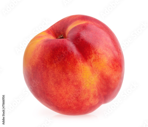 Nectarine fruit isolated