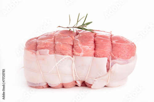 raw veal meat