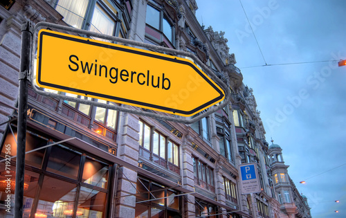 Strassenschild 23 - Swingerclub