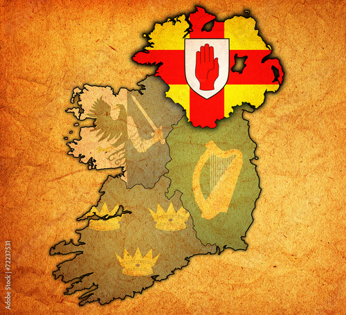 ulster on map of ireland