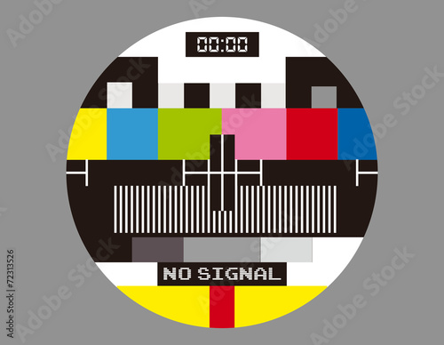 No TV Signal Monoscope