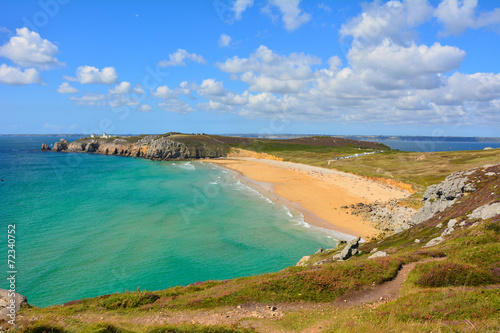 anse de pen-hat, presqu'île du crozon, en bretagne