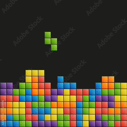 Dark tetris background