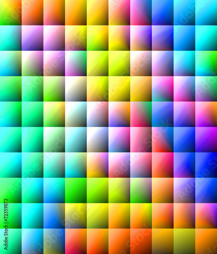 Cool rainbow colored background - squared pattern