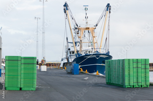 Fischkutter im Hafen