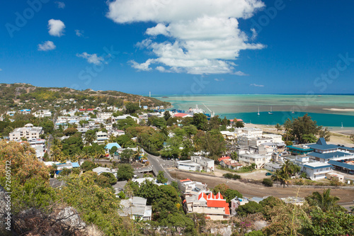 Port-Mathurin, capitale de l'île Rodrigues, Mauritius