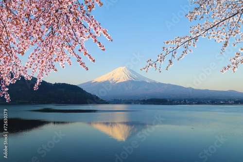 Mount Fuji, view from Lake Kawaguchiko