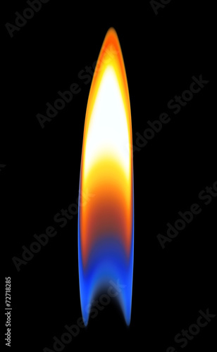 fire, flame on a black background