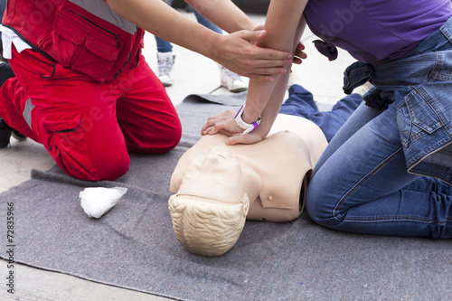 First aid training