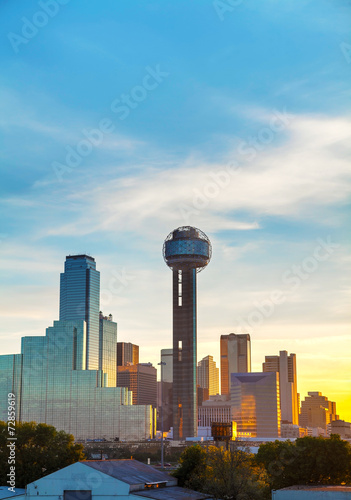 Overview of downtown Dallas