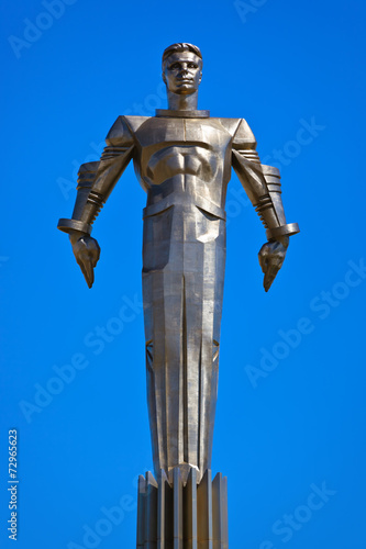 Yuri Gagarin monument - Moscow Russia