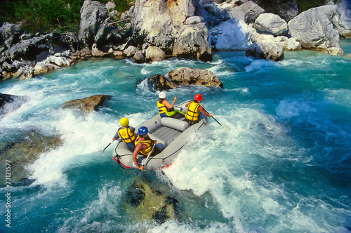 The Soca river, Triglav national park, Slovenia, Europe