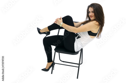 Kobieta na krześle