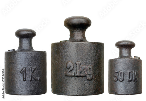 set of weights - various weights